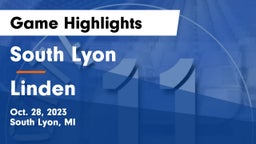 South Lyon  vs Linden  Game Highlights - Oct. 28, 2023