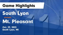 South Lyon  vs Mt. Pleasant  Game Highlights - Oct. 29, 2023