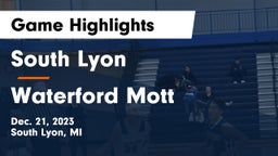 South Lyon  vs Waterford Mott Game Highlights - Dec. 21, 2023