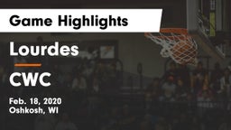 Lourdes  vs CWC Game Highlights - Feb. 18, 2020