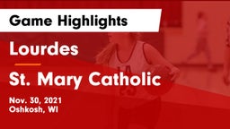 Lourdes  vs St. Mary Catholic  Game Highlights - Nov. 30, 2021