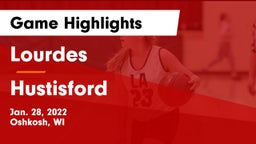 Lourdes  vs Hustisford  Game Highlights - Jan. 28, 2022