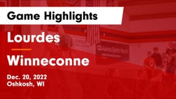 Lourdes  vs Winneconne  Game Highlights - Dec. 20, 2022