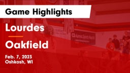 Lourdes  vs Oakfield  Game Highlights - Feb. 7, 2023