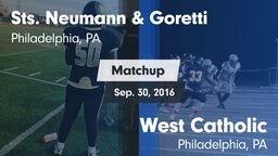 Matchup: Sts. Neumann & vs. West Catholic  2016