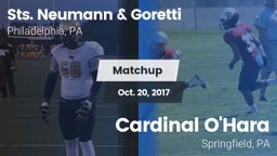 Matchup: Sts. Neumann & vs. Cardinal O'Hara  2017