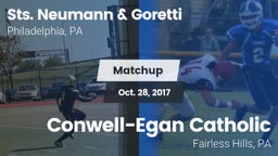 Matchup: Sts. Neumann & vs. Conwell-Egan Catholic  2017