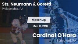Matchup: Sts. Neumann & vs. Cardinal O'Hara  2018