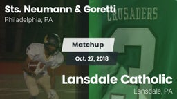 Matchup: Sts. Neumann & vs. Lansdale Catholic  2018