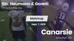 Matchup: Sts. Neumann & vs. Canarsie  2019