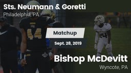 Matchup: Sts. Neumann & vs. Bishop McDevitt  2019