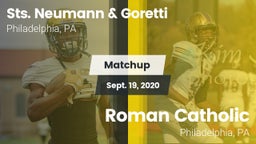 Matchup: Sts. Neumann & vs. Roman Catholic  2020