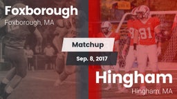 Matchup: Foxborough High vs. Hingham  2017