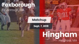 Matchup: Foxborough High vs. Hingham  2018