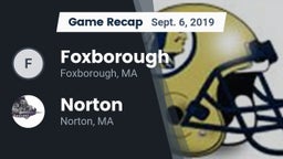Recap: Foxborough  vs. Norton  2019