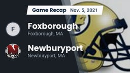 Recap: Foxborough  vs. Newburyport  2021
