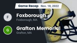 Recap: Foxborough  vs. Grafton Memorial  2022