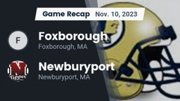 Recap: Foxborough  vs. Newburyport  2023