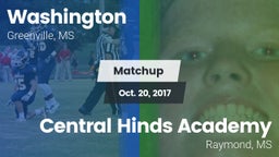 Matchup: Washington  vs. Central Hinds Academy  2017