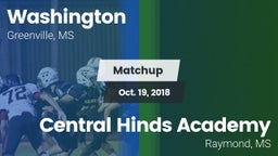 Matchup: Washington  vs. Central Hinds Academy  2018