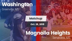 Matchup: Washington  vs. Magnolia Heights  2018