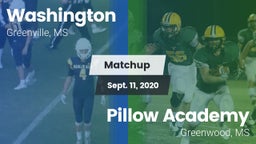 Matchup: Washington  vs. Pillow Academy 2020