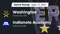 Recap: Washington  vs. Indianola Academy  2021