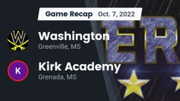 Recap: Washington  vs. Kirk Academy  2022