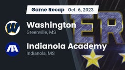 Recap: Washington  vs. Indianola Academy  2023