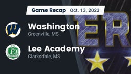 Recap: Washington  vs. Lee Academy  2023
