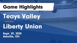 Teays Valley  vs Liberty Union  Game Highlights - Sept. 29, 2020