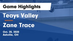 Teays Valley  vs Zane Trace Game Highlights - Oct. 20, 2020