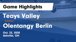 Teays Valley  vs Olentangy Berlin  Game Highlights - Oct. 22, 2020