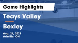 Teays Valley  vs Bexley  Game Highlights - Aug. 24, 2021