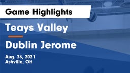Teays Valley  vs Dublin Jerome  Game Highlights - Aug. 26, 2021
