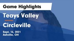 Teays Valley  vs Circleville Game Highlights - Sept. 16, 2021