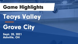 Teays Valley  vs Grove City  Game Highlights - Sept. 20, 2021