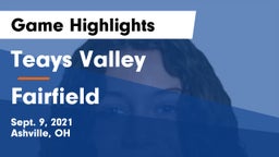 Teays Valley  vs Fairfield  Game Highlights - Sept. 9, 2021