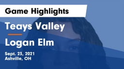 Teays Valley  vs Logan Elm  Game Highlights - Sept. 23, 2021