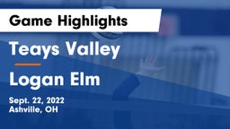 Teays Valley  vs Logan Elm  Game Highlights - Sept. 22, 2022