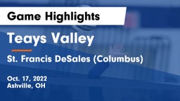 Teays Valley  vs St. Francis DeSales  (Columbus) Game Highlights - Oct. 17, 2022