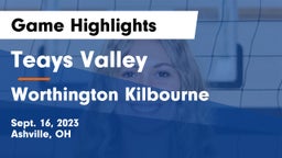 Teays Valley  vs Worthington Kilbourne  Game Highlights - Sept. 16, 2023