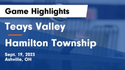Teays Valley  vs Hamilton Township  Game Highlights - Sept. 19, 2023