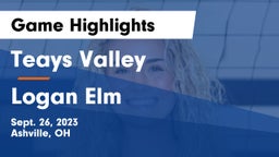 Teays Valley  vs Logan Elm  Game Highlights - Sept. 26, 2023
