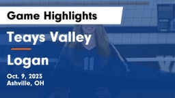 Teays Valley  vs Logan  Game Highlights - Oct. 9, 2023