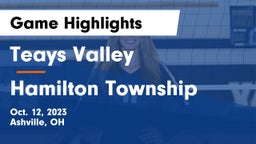 Teays Valley  vs Hamilton Township  Game Highlights - Oct. 12, 2023