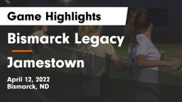 Bismarck Legacy  vs Jamestown  Game Highlights - April 12, 2022