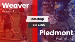 Matchup: Weaver  vs. Piedmont  2017