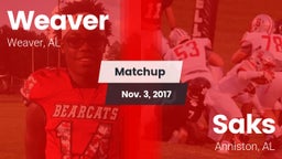 Matchup: Weaver  vs. Saks  2017