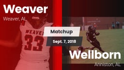 Matchup: Weaver  vs. Wellborn  2018